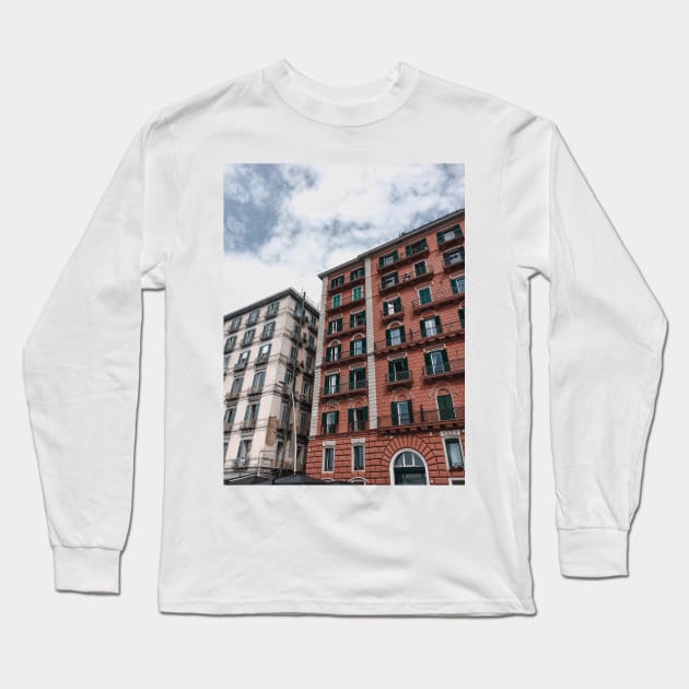 Naples, Italy - Travel Photography Long Sleeve T-Shirt by BloomingDiaries